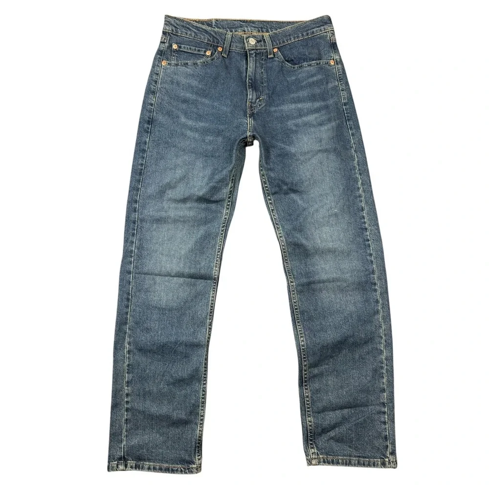 Levis 505 Jeans Men's 31x30 Blue Regular Straight Faded Medium Wash Denim‎ Y2K